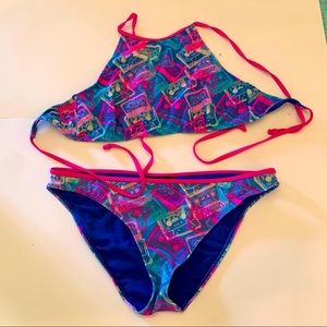 Joe Boxer 2pc Bathing Suit. Top- Med Bottom- Large
